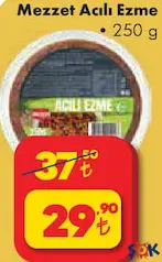 MEZZET ACILI EZME 250 G fiyat ve kampanya bilgisi